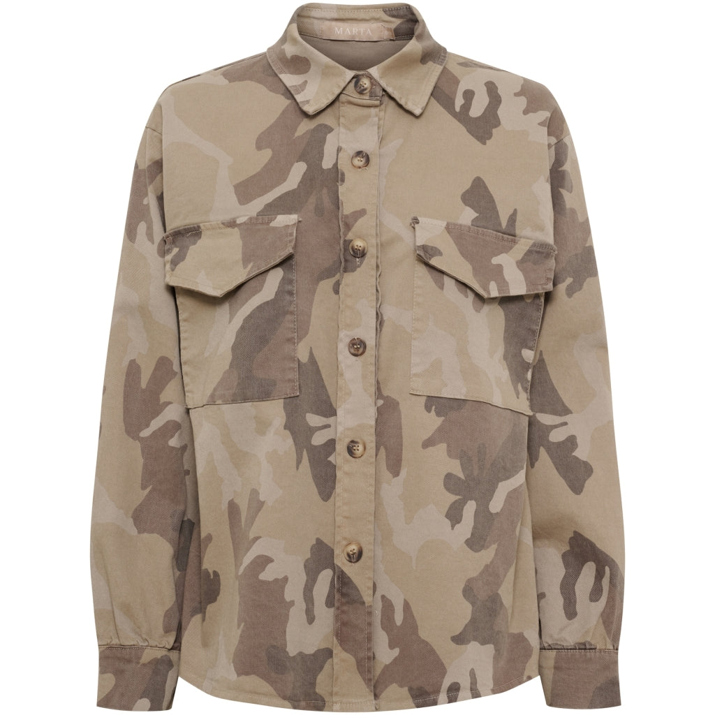 MARTA - MOONSTONE JAKKE BEIGE CAMO