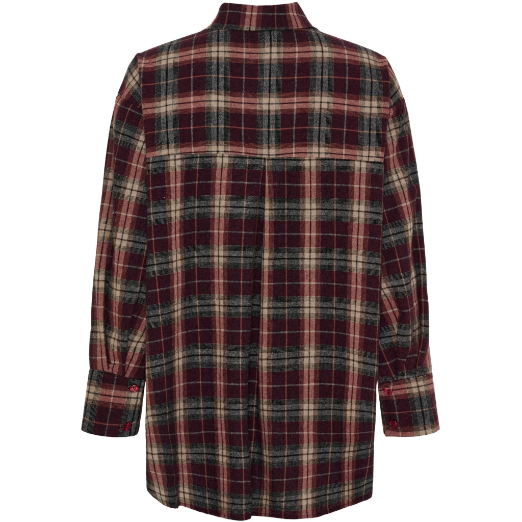 MARTA - ORLANDA SKJORTE BORDEAUX