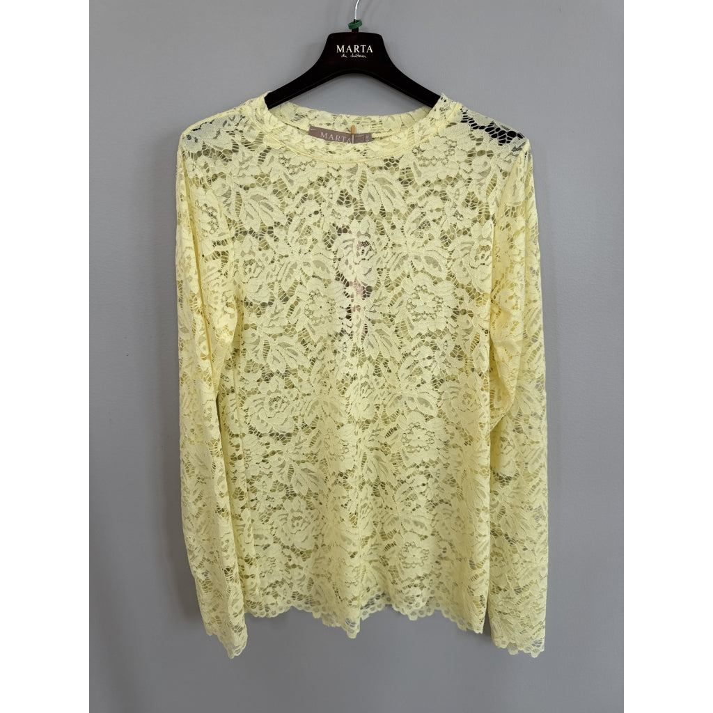 MARTA - MILLEY LS T-SHIRT YELLOW