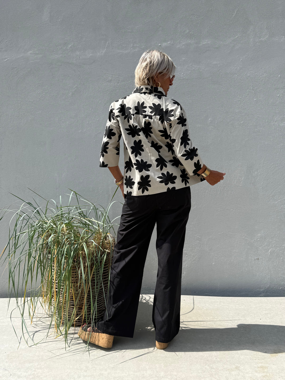 GASPAR - PORTO BLUSE BIG FLOWER