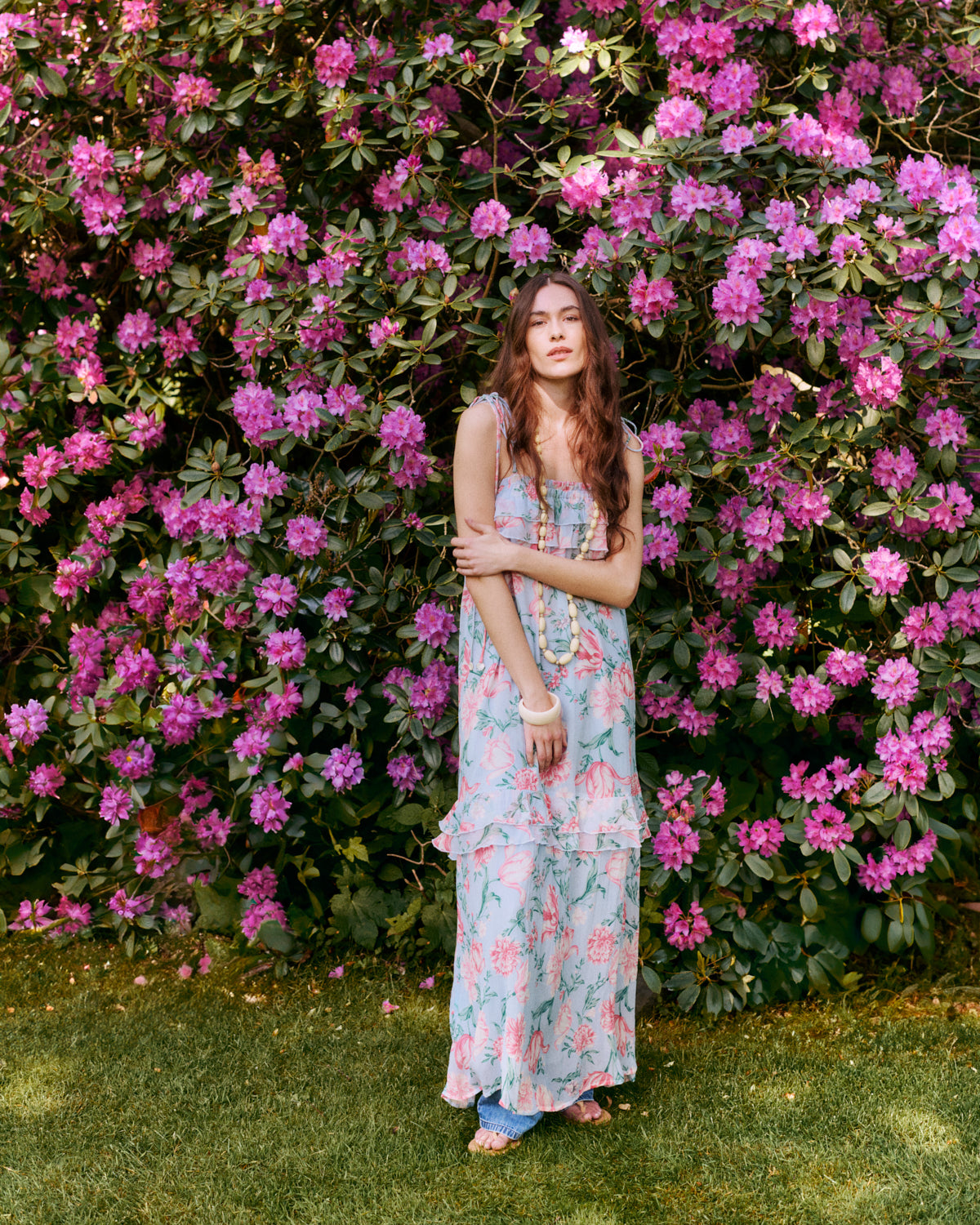 MOLIIN - BLAIRE STROP KJOLE ROSETTE