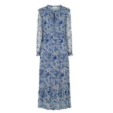 MOLIIN - OLIVETTE KJOLE EVENING BLUE