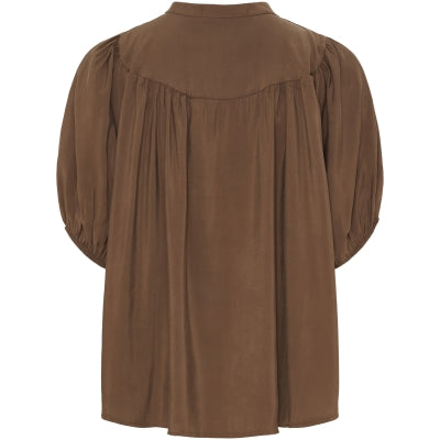 MARTA - MELODIE BLUSE BROWN