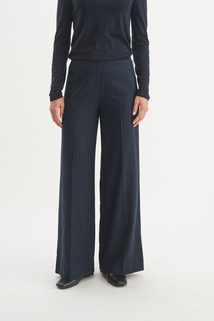 BASIC APPAREL - MARI PANTS SKY CAPTION
