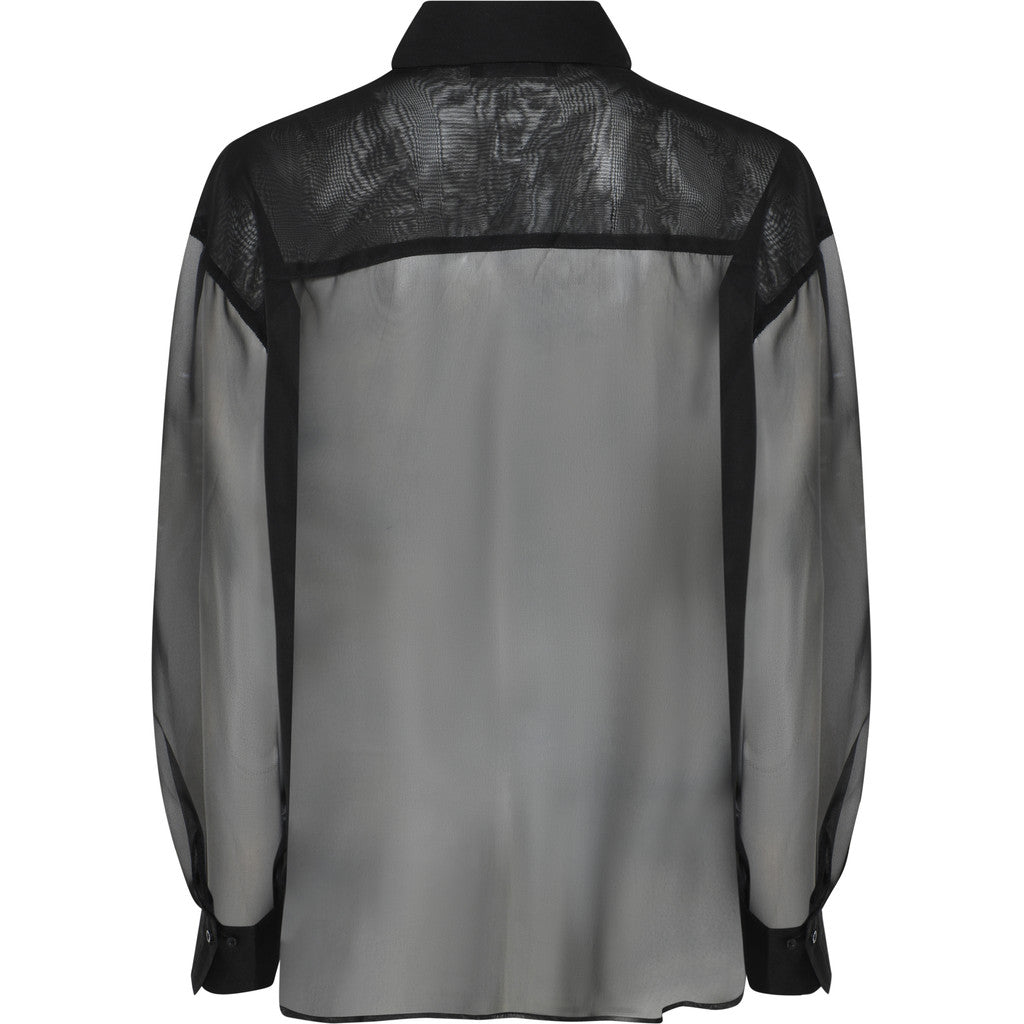 BRUUNS BAZAAR - LOUAS SKJORTE SORT