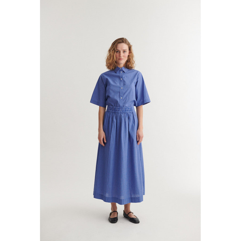 BASIC APPAREL - CHANE NEDERDEL SOLIDATE BLUE