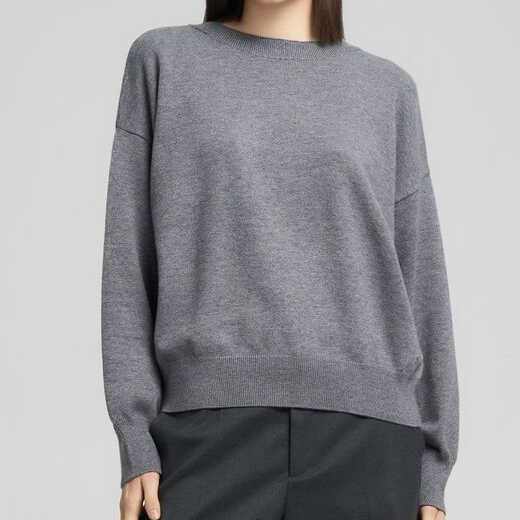 REPLAY - GRÅ STRIK BLUSE