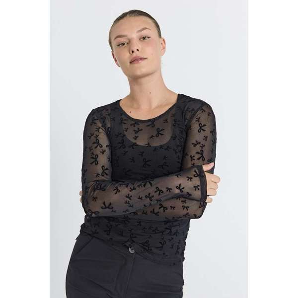 FREEQUENT - ISKA BLUSE BLACK