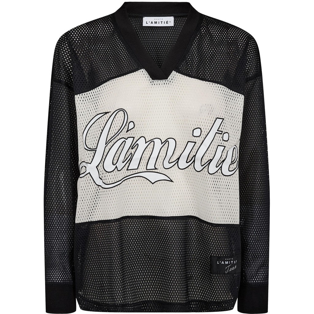 HAUTE L'AMITÈ - DRIFT MIX LOGO BLUSE SORT