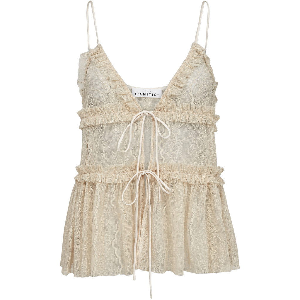 HAUTE L'AMITIE - NEW LACE TOP SEASHELL