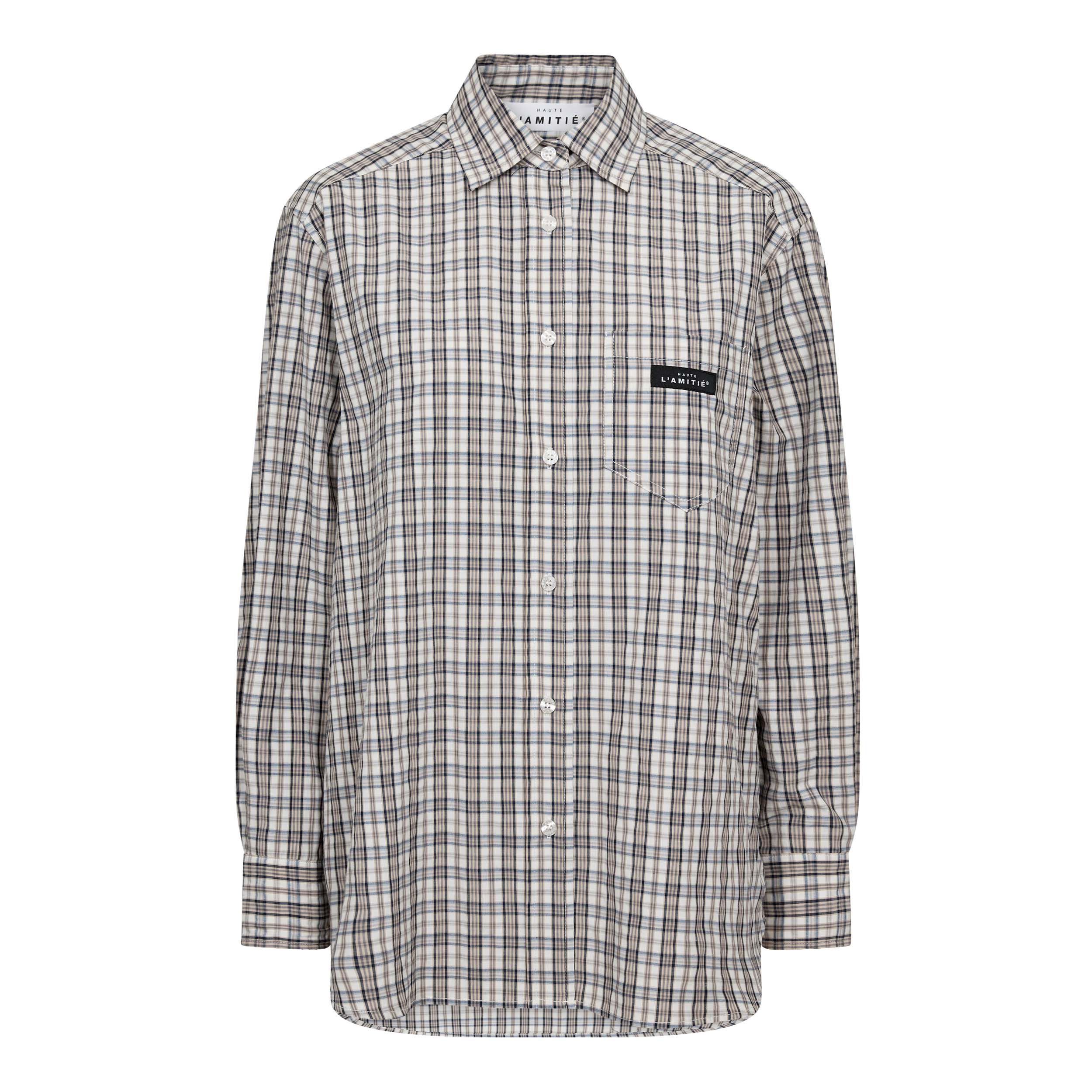 HAUTE L'AMITIE - Button Down Mini Check Shirt