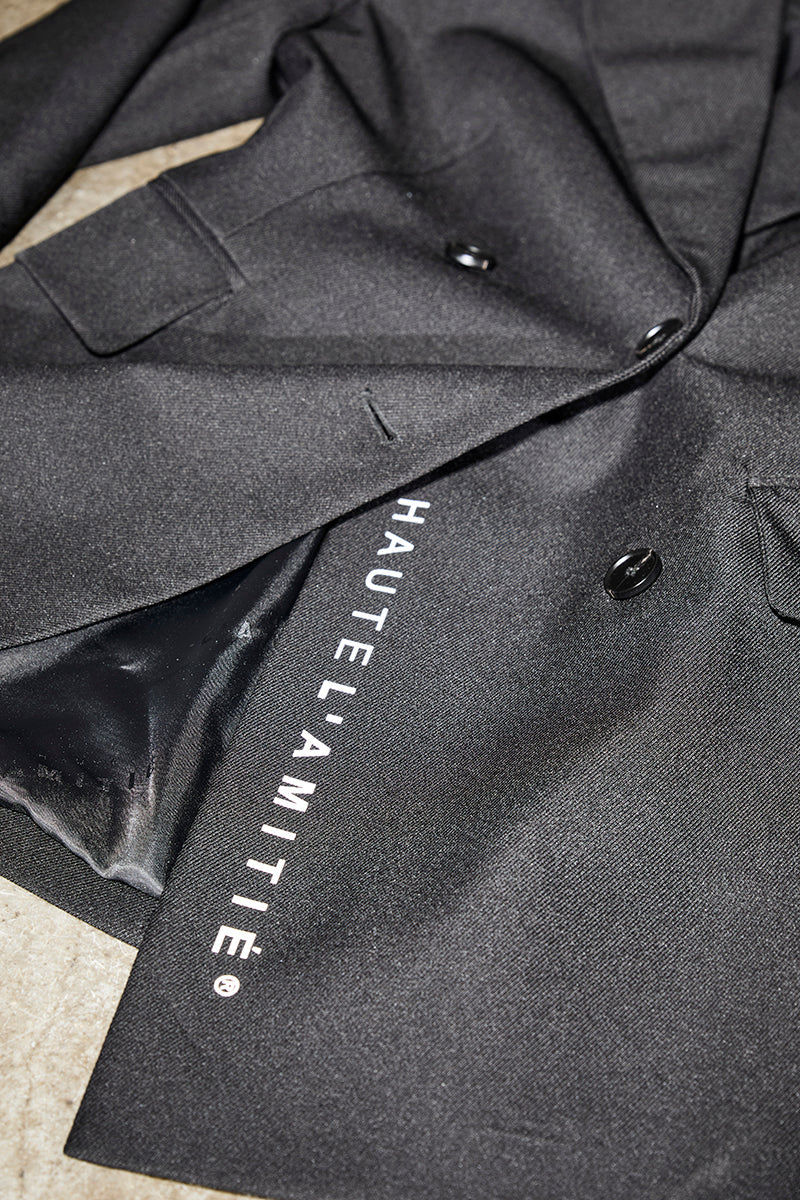 HAUTE L'AMITIE - PREMIERE WAIST FIT BLAZER SORT