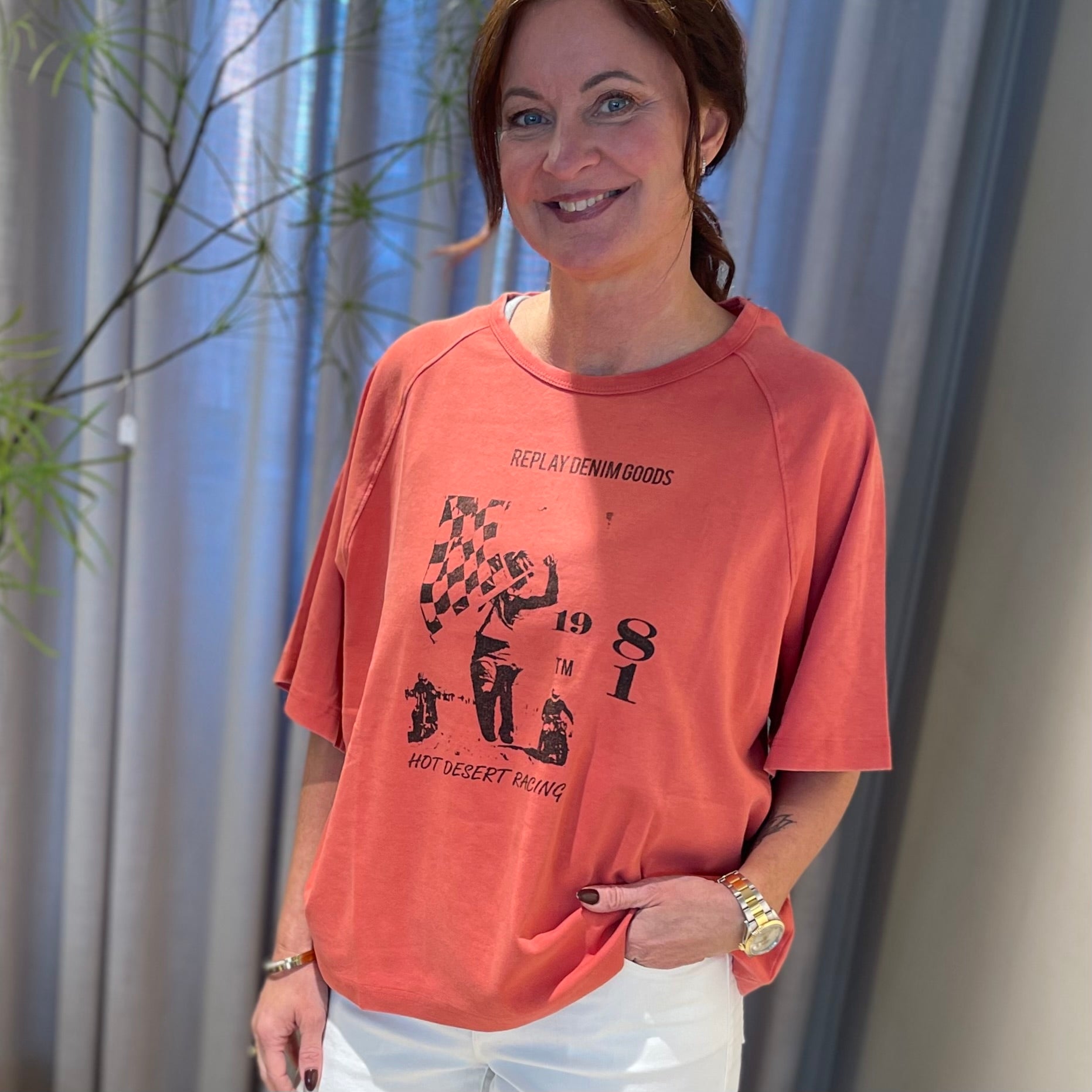 REPLAY - T-SHIRT NANTUCKET RED