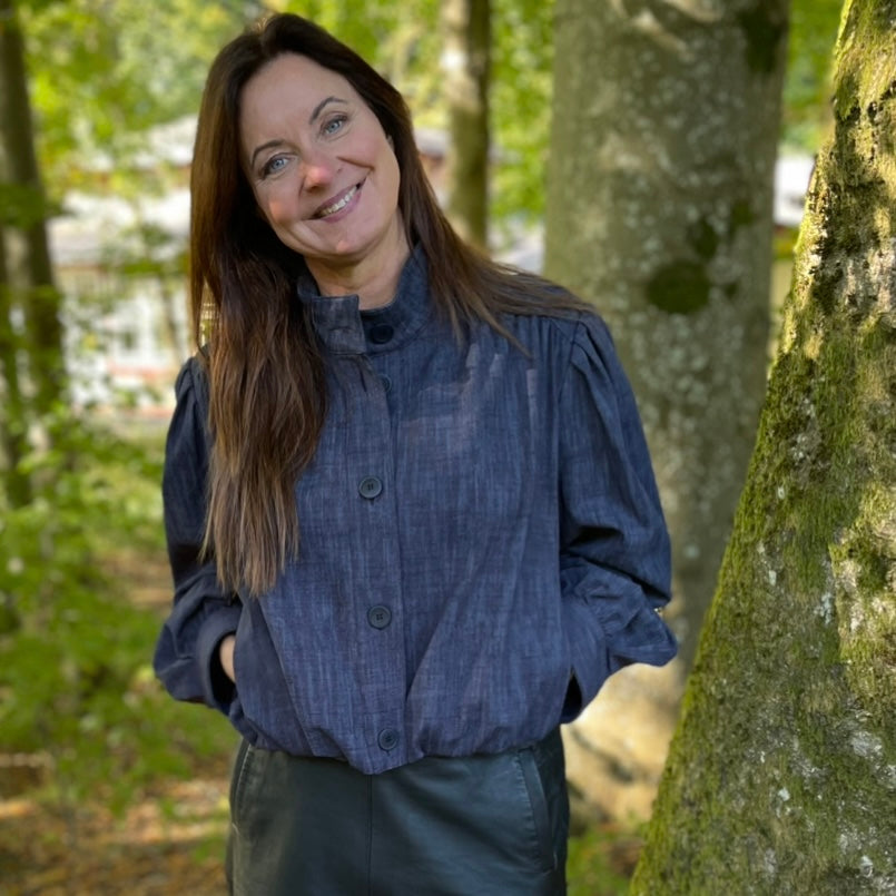 IMPERIAL - VHO5 KORT DENIM JAKKE BLUE