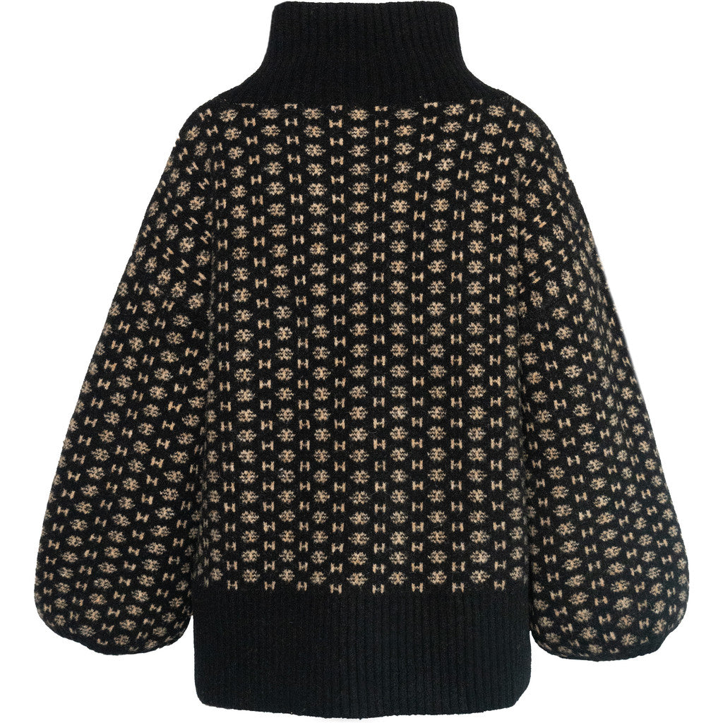 HEST - LOGO SWEATER JET BLACK