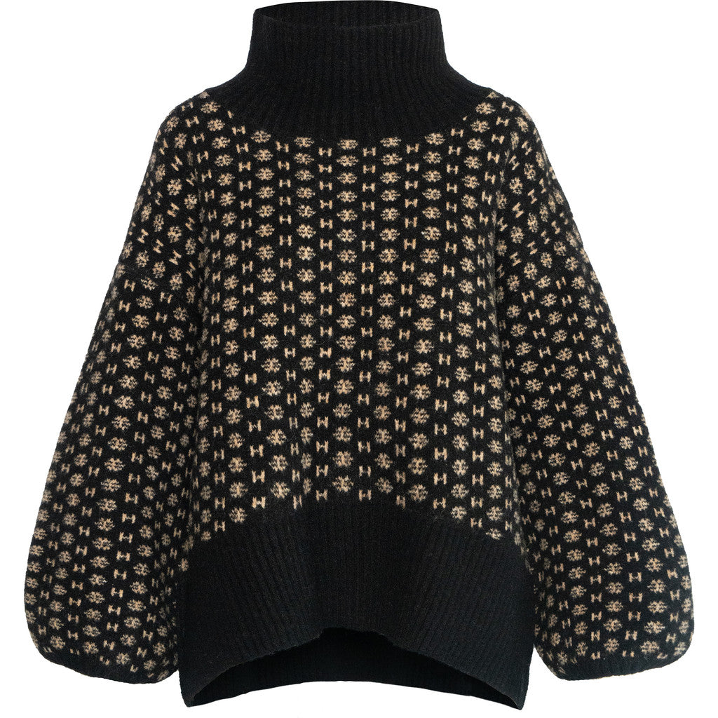 HEST - LOGO SWEATER JET BLACK