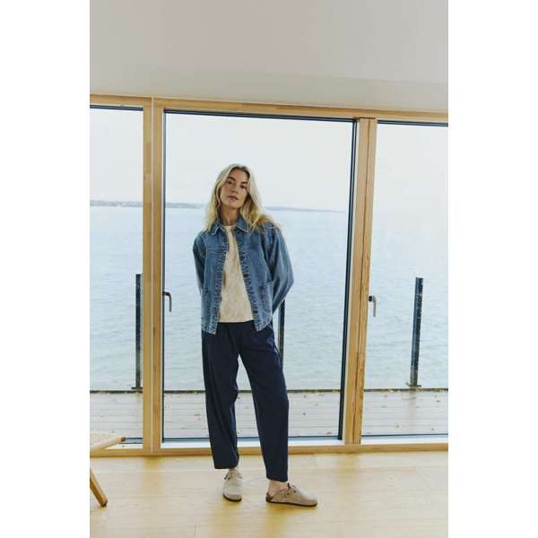 FREEQUENT - KALIA DENIM JAKKE MEDIUM BLUE