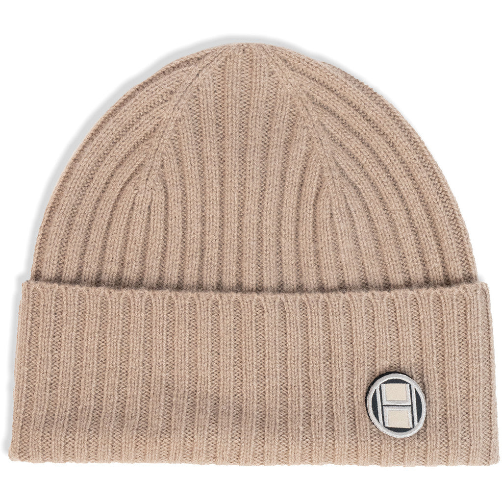 HEST - CHARLIE BEANIE LIGHT BROWN MELANGE
