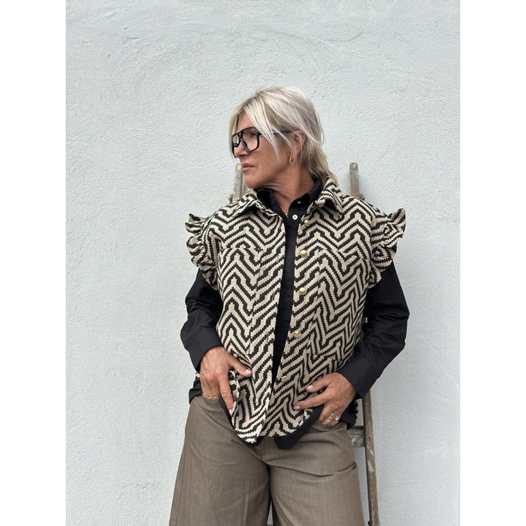 GASPAR - TOTONTO VEST DARK SAND