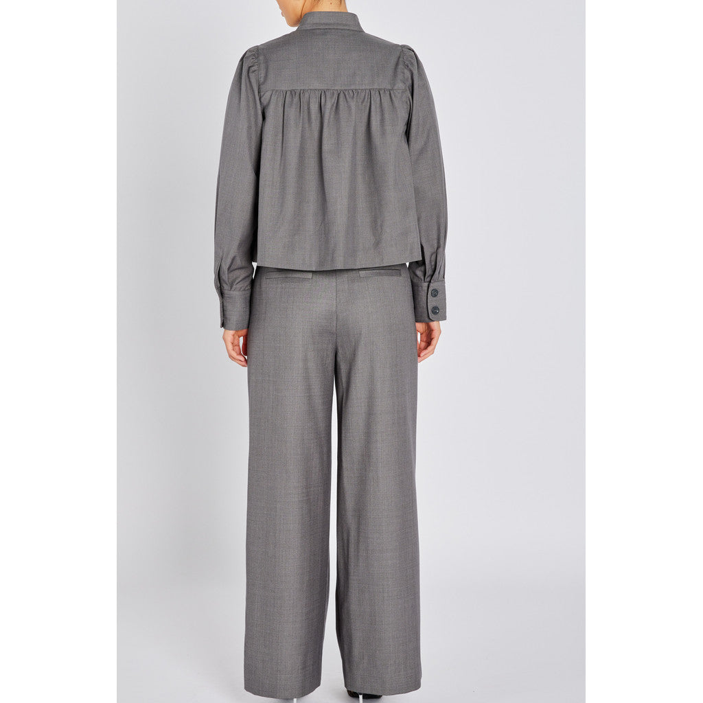 BRUUNS BAZAAR - TINDRA BLAZER GREY MELANGE