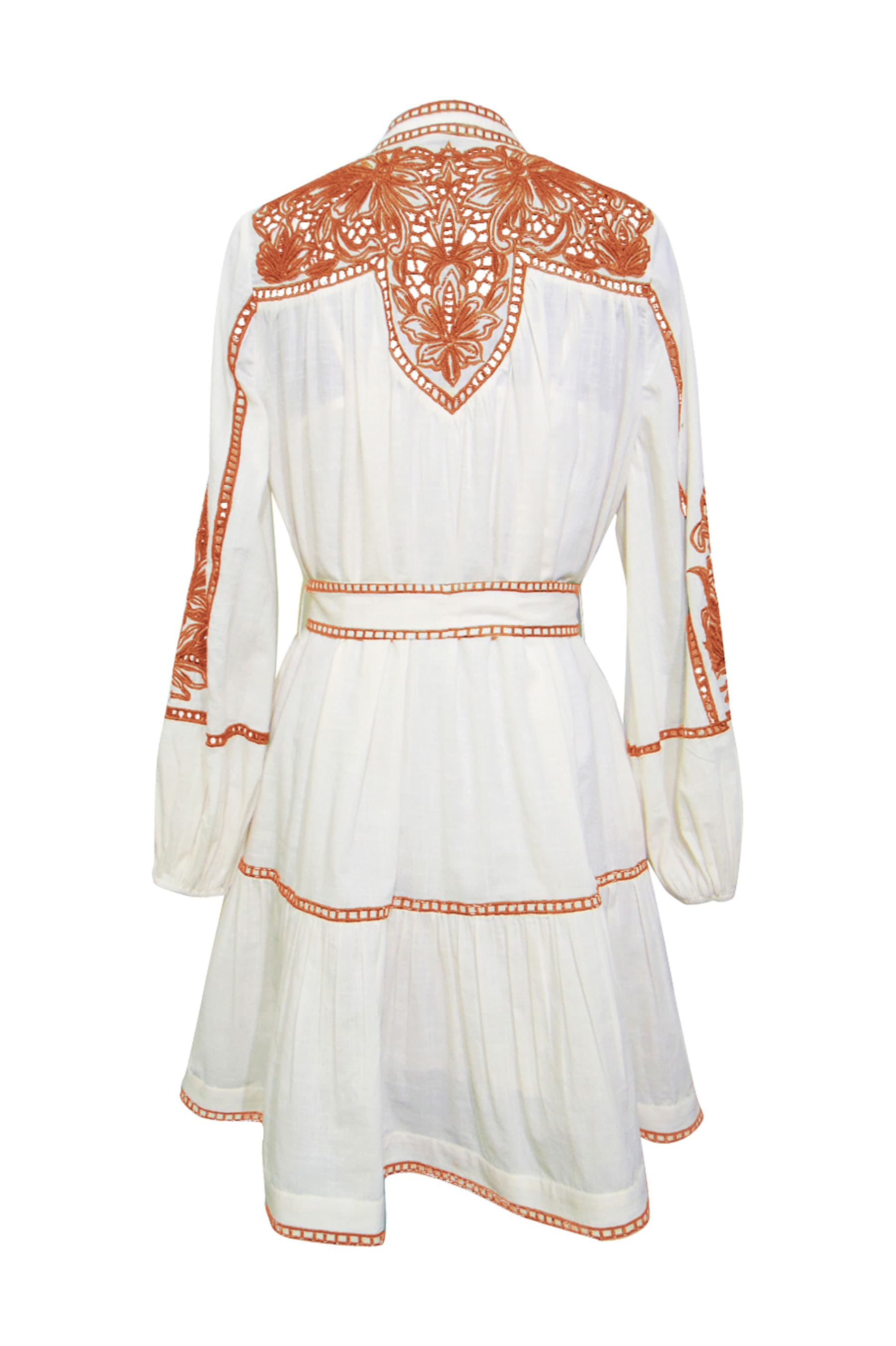 SCARLETT POPPIES - VERENA KJOLE PAPYRUS/ORANGE