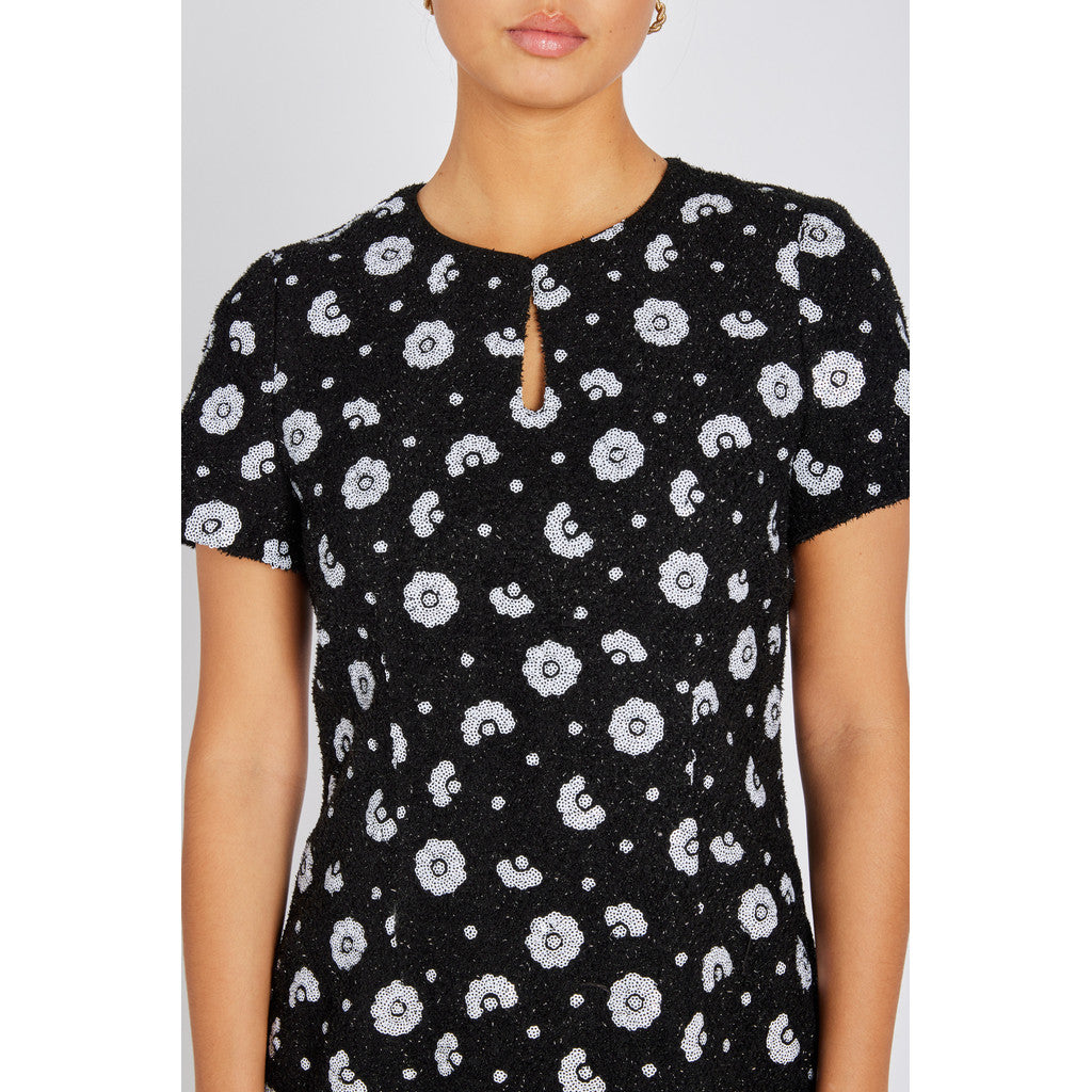 BRUUNS BAZAAR - SILJA KJOLE SORT/HVID