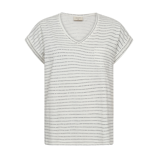 FREEQUENT - VIVA T-SHIRT STAR OFF WHITE/NAVY BLAZER