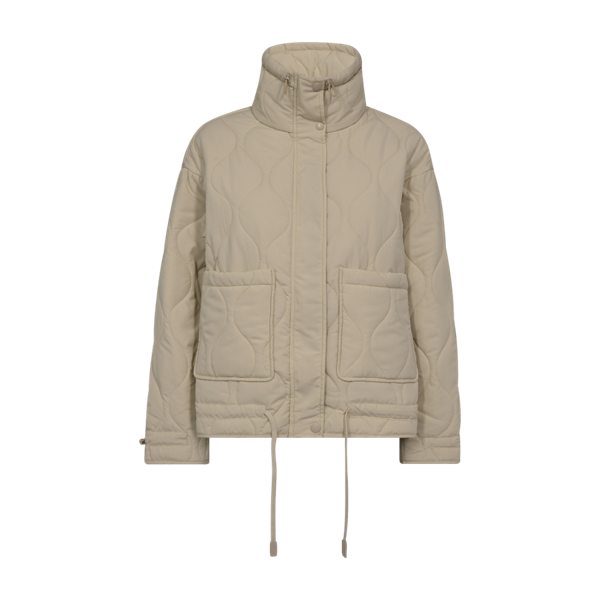 FREEQUENT - BLOB JAKKE SILVER MINK