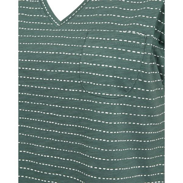 FREEQUENT - VIVA T-SHIRT DARK FOREST/OFF WHITE