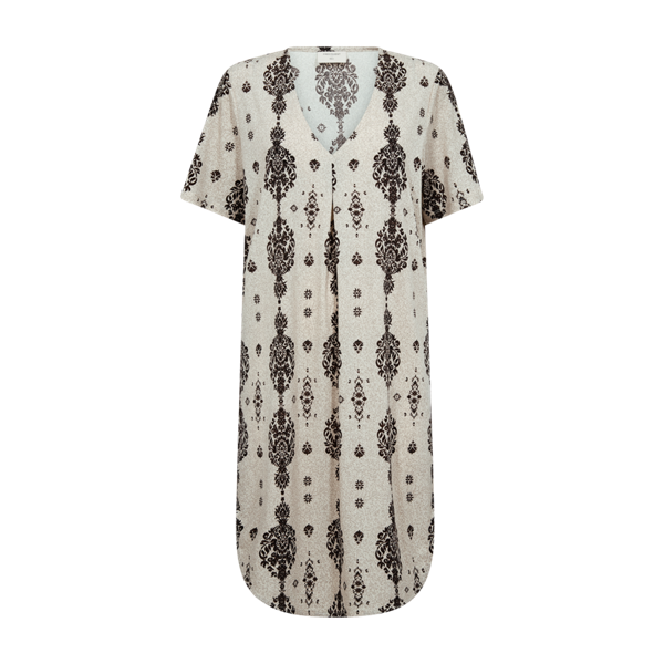 FREEQUENT - FLOI KJOLE MOONBEAM/COFFEE BEAN