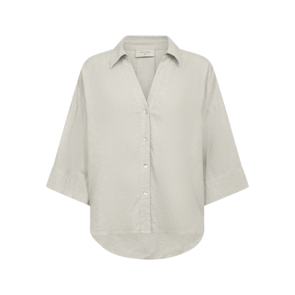 FREEQUENT - LAVA SKJORTE MOONBEAM MELANGE