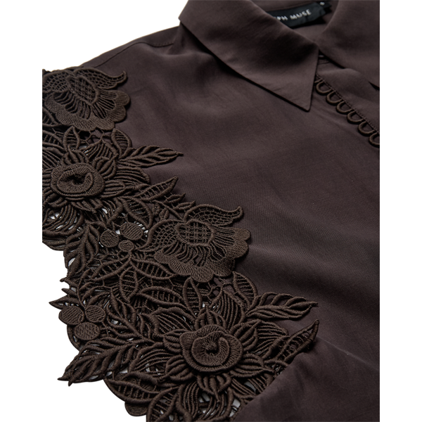 COPENHAGEN MUSE - MOLLY BLUSE MULCH