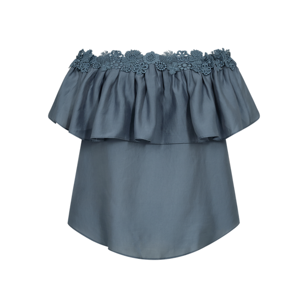 CPH MUSE - MOLLY BLOUSE BLUE MIRAGE