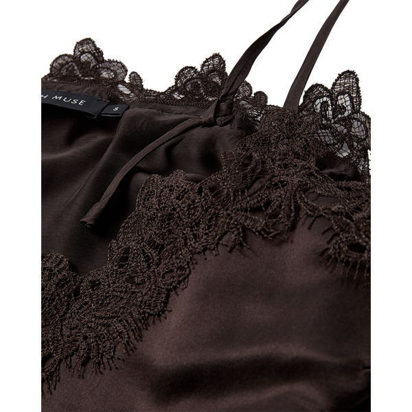 COPENHAGEN MUSE - SILIA LACE TOP MULCH