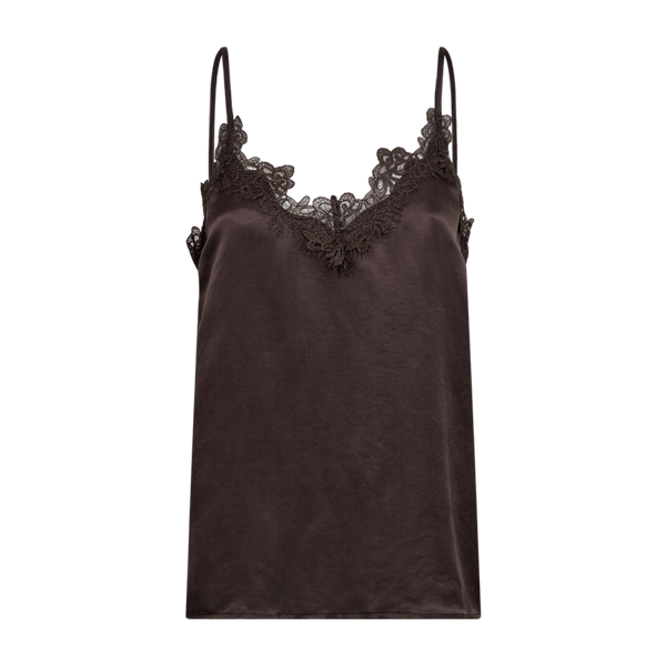 COPENHAGEN MUSE - SILIA LACE TOP MULCH