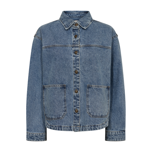 FREEQUENT - KALIA DENIM JAKKE MEDIUM BLUE
