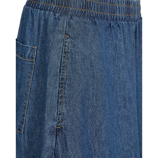 FREEQUENT - LISEA BUKSER MEDIUM BLUE DENIM
