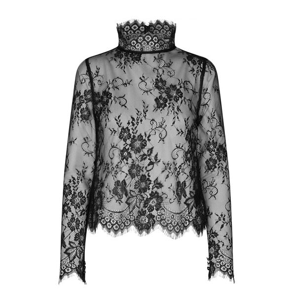 DEA KUDIBAL - CHRISTAL LACE BLUSE SORT