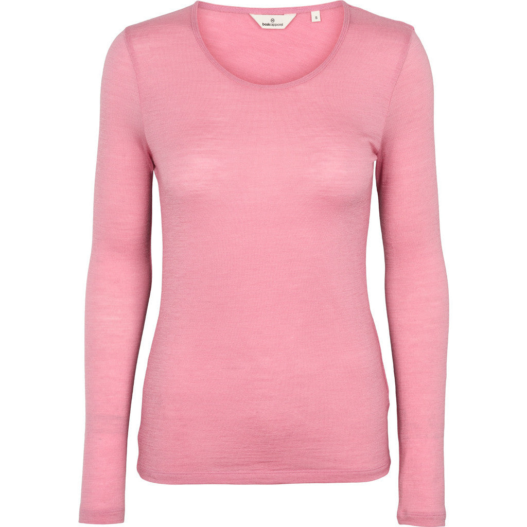 BASIC APPAREL - RINJA LS T-SHIRT CASHMERE ROSE