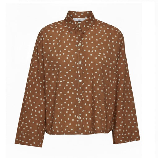 AMAZE CPH - AMBER SKJORTE BROWN