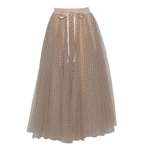 EMM COPENHAGEN - DAISY NEDERDEL TAN DOTS