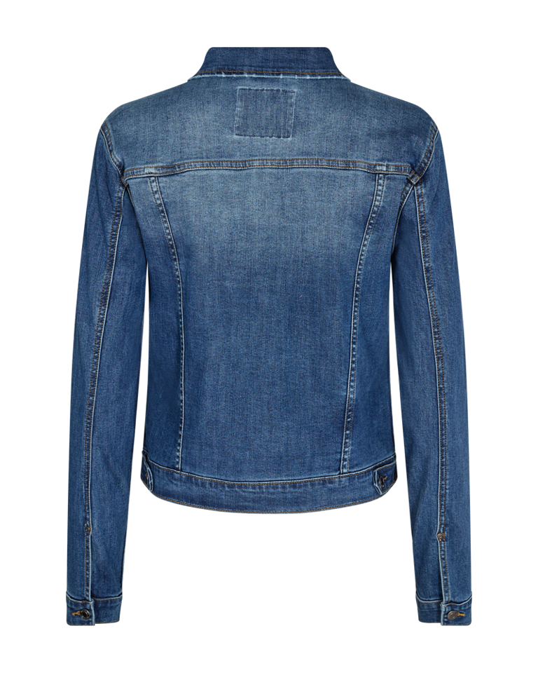 FREEQUENT - ROCK DENIM JAKKE VINTAGE BLUE