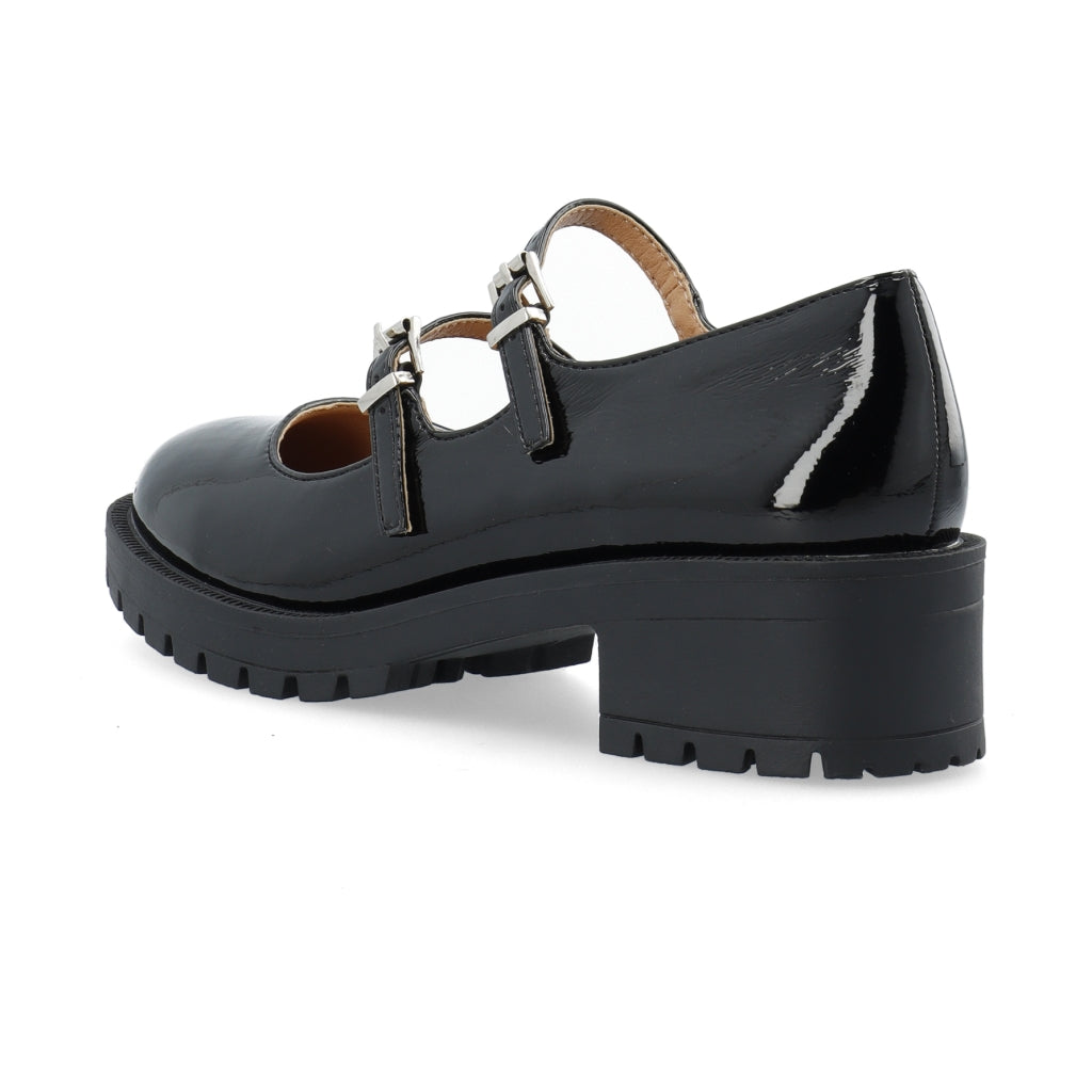 BIANCO - PEARL MARY JANE SKO SORT