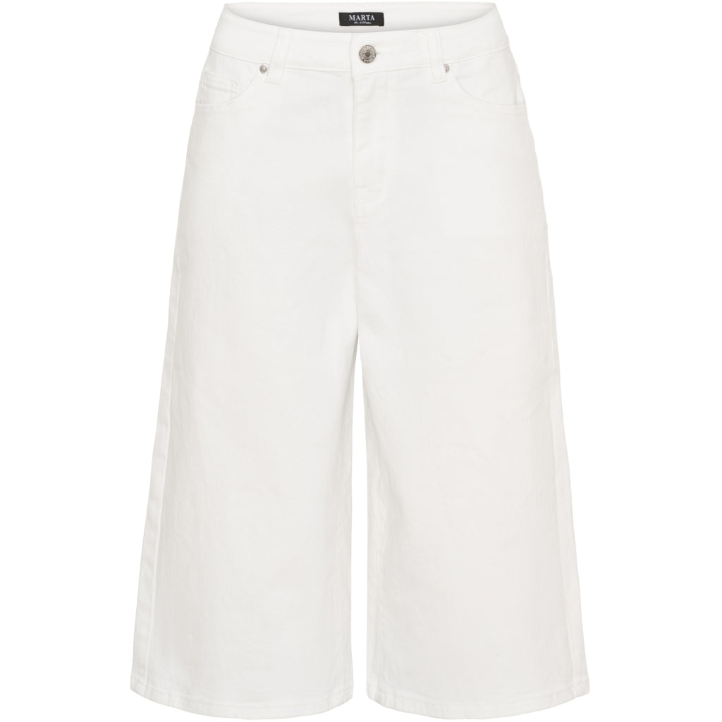 MARTA - HEIDI BERMUDA SHORTS HVID