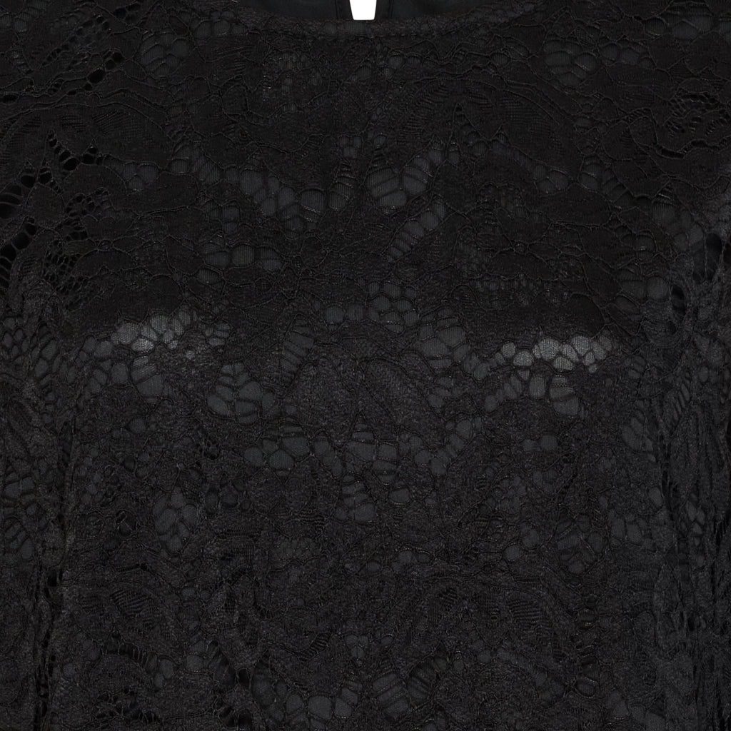 MARTA - BETA LACE KJOLE SORT