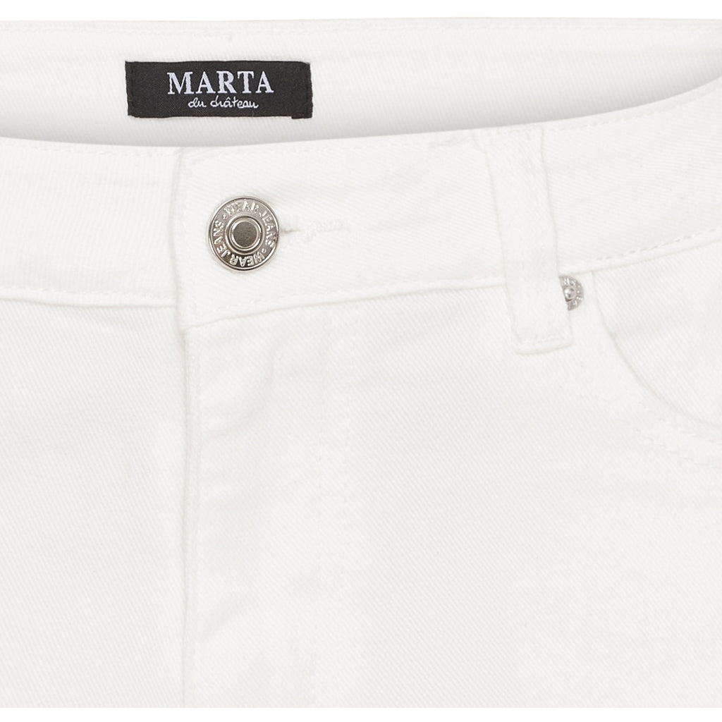 MARTA - HEIDI BERMUDA SHORTS HVID