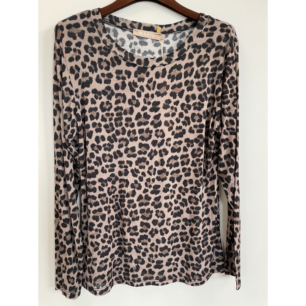 MARTA - ELISSA BLUSE FANGO LEO