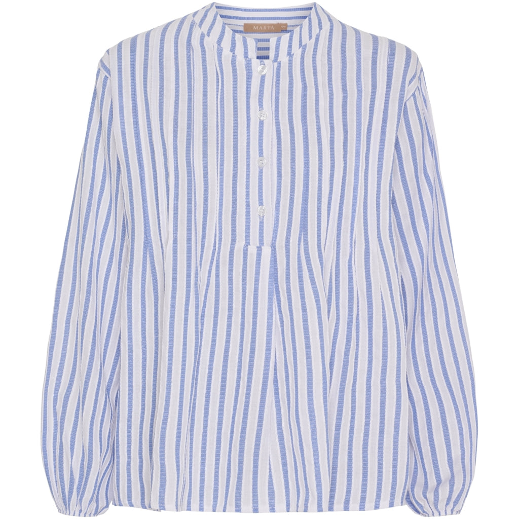 MARTA - MAREN SKJORTE CELESTE