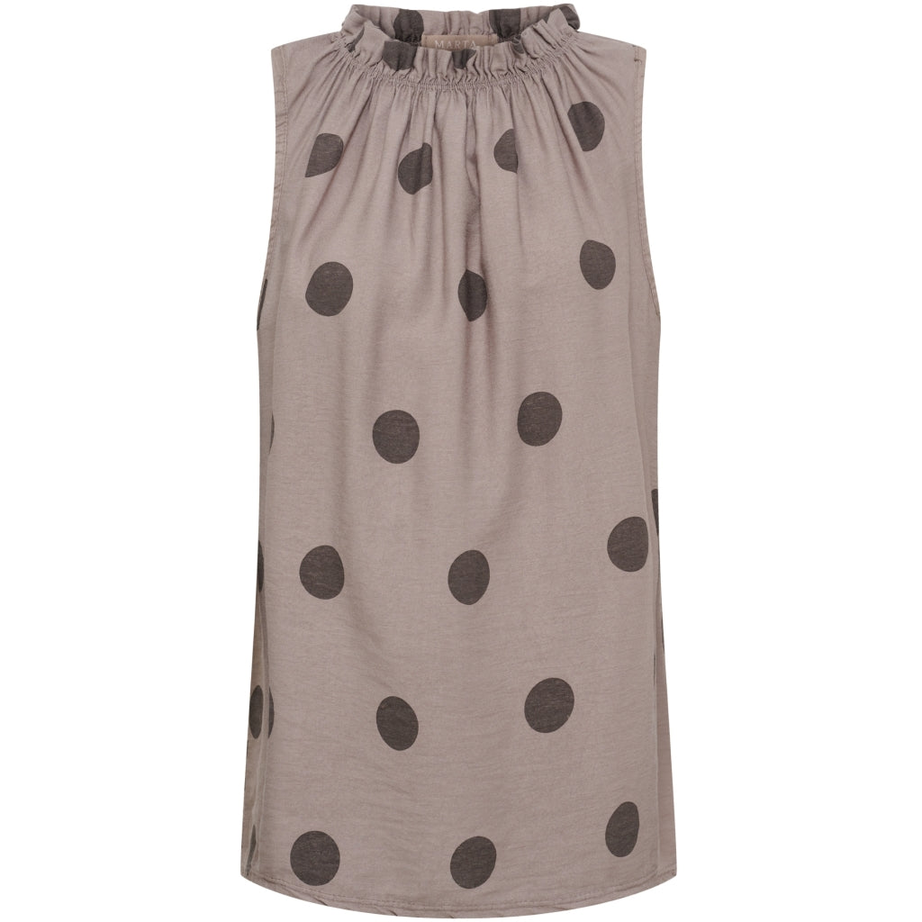 MARTA - LUCINA TOP BROWN