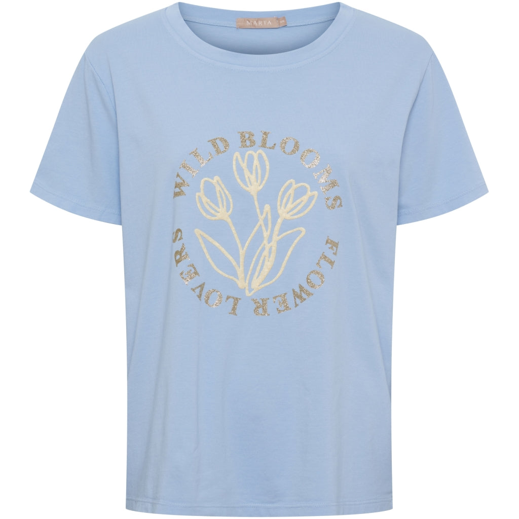 MARTA - BRIANNA T-SHIRT LIGHTBLUE